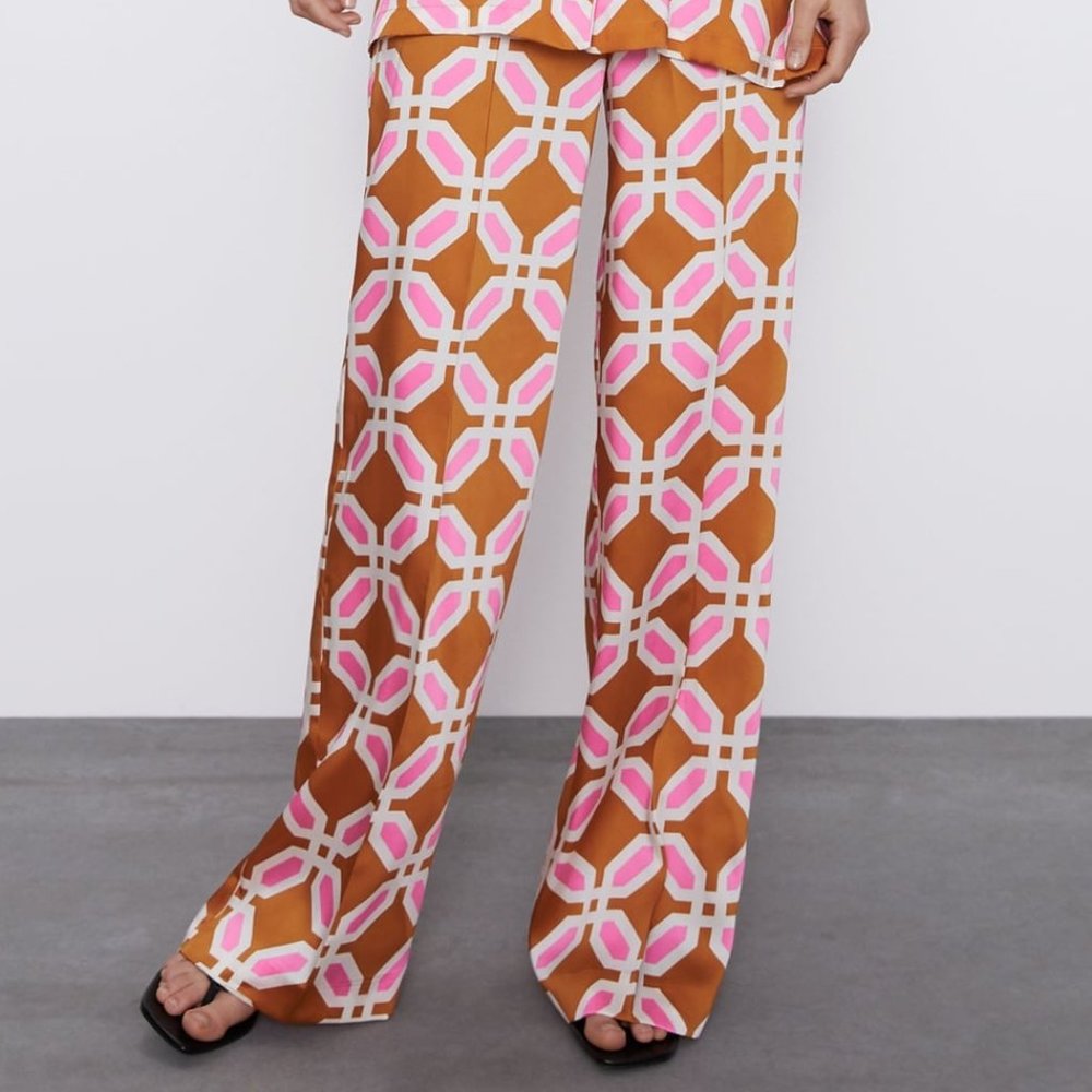 Zara Pajama Style Pants (NWT)